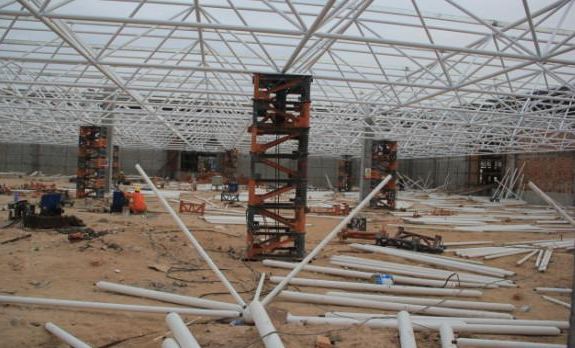 米泉盘点钢结构网架装配的步履和相关关注变乱