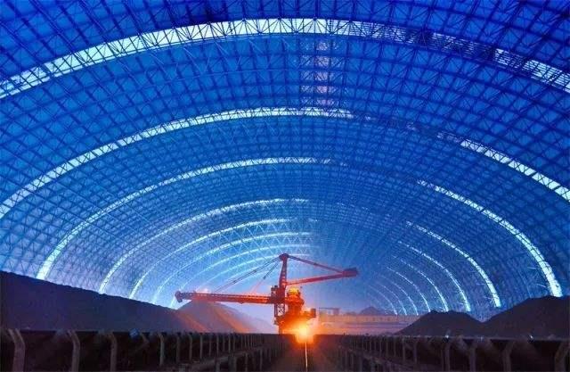 米泉亿优钢构工程师为您解析原料场封闭技术的特点和类型