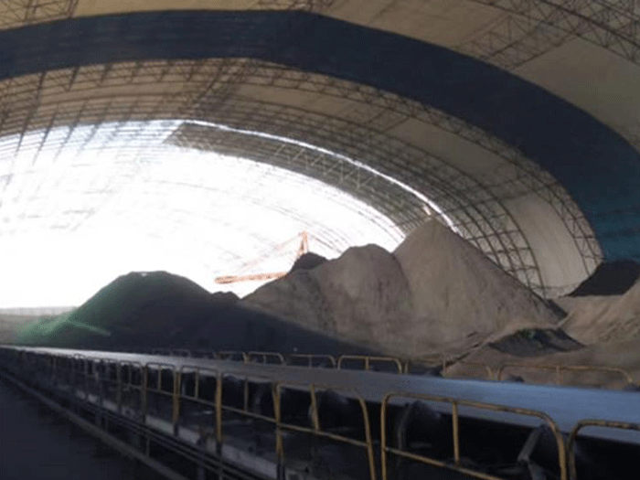 米泉煤棚料仓网架